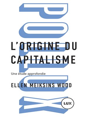 cover image of L'origine du capitalisme
